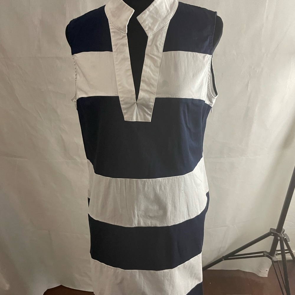 Navy/White dress size large